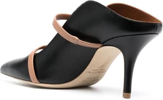 Malone Souliers Zwarte Leren Stiletto Hak Schoenen Black Dames