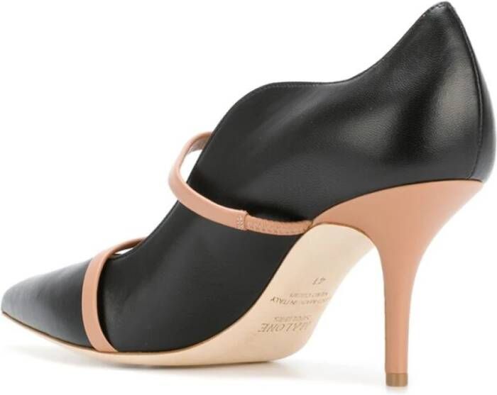 Malone Souliers Zwarte Nappa Leren Maureen Pumps Black Dames