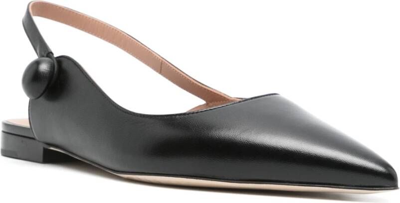 Malone Souliers Zwarte Platte Slingback Schoenen Black Dames