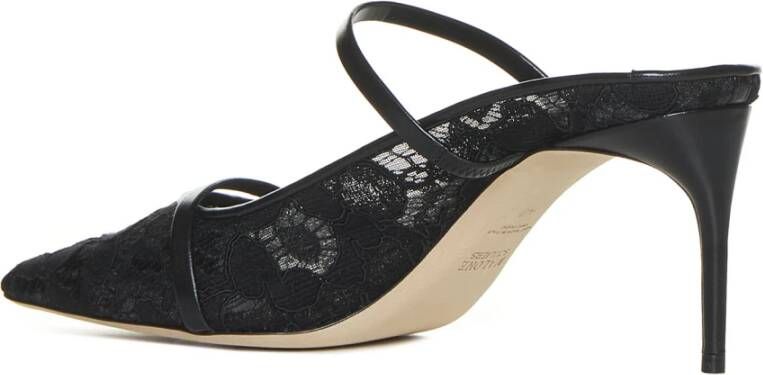 Malone Souliers Zwarte Sandalen voor Vrouwen Black Dames