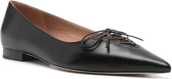 Malone Souliers Zwarte Veterschoenen Black Dames