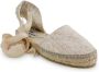 Manebí Macramé Katoenen Espadrilles Slip-On Schoenen Beige Dames - Thumbnail 5