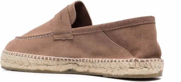 Manebí Bruine Espadrilles voor Mannen Brown Heren