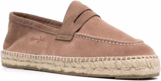 Manebí Bruine Espadrilles voor Mannen Brown Heren