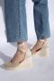 Manebí Canvas sleehak espadrilles Beige Dames - Thumbnail 2