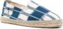 Manebí Geverfde Katoenen Platte Espadrilles Blue Heren - Thumbnail 2