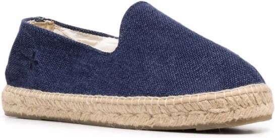 Manebí Navy Blue La Havana Espadrilles voor Heren Blue Heren