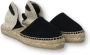 Manebí Platte Espadrilles Valenciana Schoenen Black Dames - Thumbnail 3