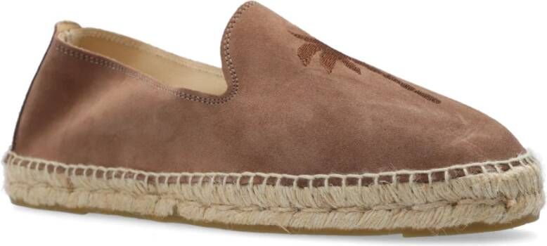 Manebí Suède espadrilles Brown Heren