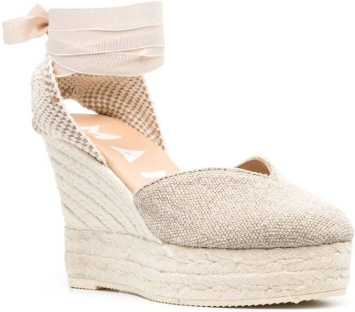 Manebí Wedges Beige Dames