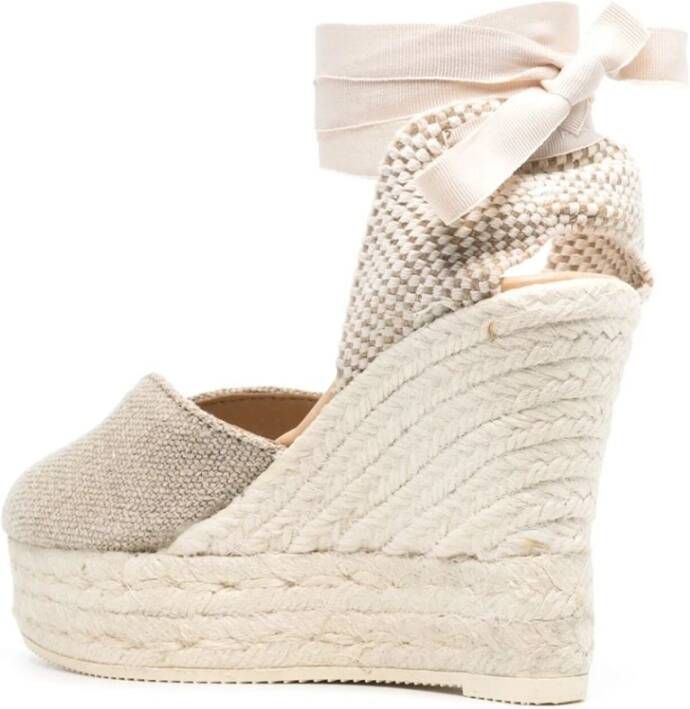 Manebí Wedges Beige Dames