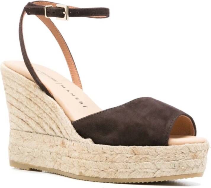 Manebí Wedges Brown Dames