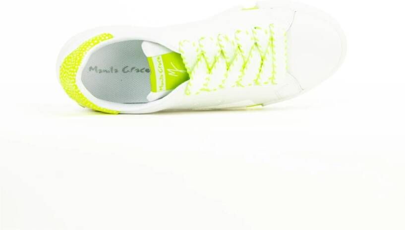 Manila Grace Dames Polka Dot Sneakers White Dames