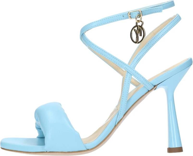 Manila Grace Sandalen Clear Blue Dames