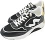 Manila Grace Zwart Goud Sneakers Mgrun V107 Black Dames - Thumbnail 3