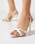 Manolo Blahnik Beige Satin High Heel Sandals Beige Dames - Thumbnail 2