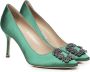 Manolo Blahnik Elegante hak Hangisi schoenen Green Dames - Thumbnail 2