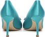 Manolo Blahnik Elegante Hangisi FMC Damesschoenen Blue Dames - Thumbnail 3