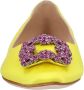 Manolo Blahnik Fabric flats Yellow Dames - Thumbnail 4