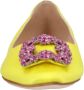 Manolo Blahnik Fabric flats Yellow Dames - Thumbnail 5