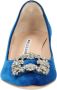 Manolo Blahnik Fabric heels Blue Dames - Thumbnail 5