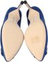 Manolo Blahnik Fabric heels Blue Dames - Thumbnail 5