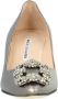 Manolo Blahnik Fabric heels Gray Dames - Thumbnail 5