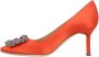 Manolo Blahnik Fabric heels Orange Dames - Thumbnail 6