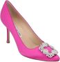 Manolo Blahnik Fabric heels Pink Dames - Thumbnail 2