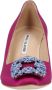 Manolo Blahnik Fabric heels Pink Dames - Thumbnail 5