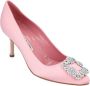 Manolo Blahnik Fabric heels Pink Dames - Thumbnail 2