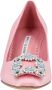 Manolo Blahnik Fabric heels Pink Dames - Thumbnail 4