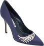 Manolo Blahnik Fabric heels Purple Dames - Thumbnail 2