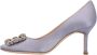 Manolo Blahnik Fabric heels Purple Dames - Thumbnail 6