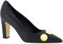 Manolo Blahnik Geometrische Leren Pumps met Sferen Black Dames - Thumbnail 2