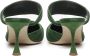 Manolo Blahnik Katoen Elastan Sandalen Green Dames - Thumbnail 3