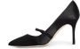 Manolo Blahnik Kristallen gesp stiletto hakken Black Dames - Thumbnail 2