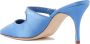 Manolo Blahnik Jewel Mules met kristallen sluiting Blue Dames - Thumbnail 4