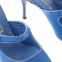 Manolo Blahnik Jewel Mules met kristallen sluiting Blue Dames - Thumbnail 5