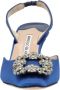 Manolo Blahnik Leather heels Blue Dames - Thumbnail 5