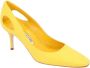 Manolo Blahnik Leather heels Yellow Dames - Thumbnail 2