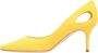 Manolo Blahnik Leather heels Yellow Dames - Thumbnail 6