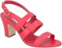 Manolo Blahnik Leather sandals Red Dames - Thumbnail 2