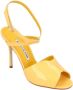 Manolo Blahnik Leather sandals Yellow Dames - Thumbnail 2