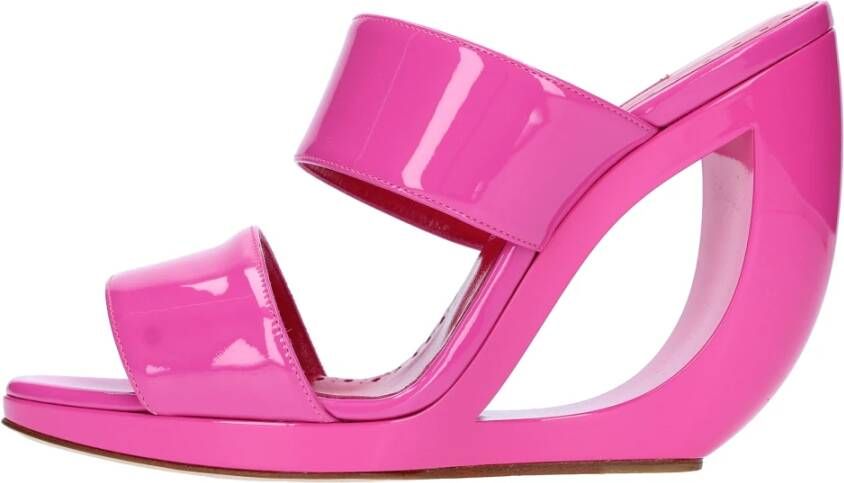 Manolo Blahnik Met hak Fuchsia Pink Dames