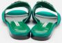 Manolo Blahnik Pre-owned Canvas flats Green Dames - Thumbnail 5