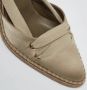 Manolo Blahnik Pre-owned Canvas heels Beige Dames - Thumbnail 6