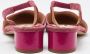 Manolo Blahnik Pre-owned Canvas heels Pink Dames - Thumbnail 5