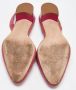 Manolo Blahnik Pre-owned Canvas heels Pink Dames - Thumbnail 6