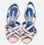 Manolo Blahnik Pre-owned Canvas sandals Pink Dames - Thumbnail 2